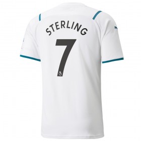 Camisolas de futebol Manchester City Raheem Sterling 7 Equipamento Alternativa 2021/22 Manga Curta